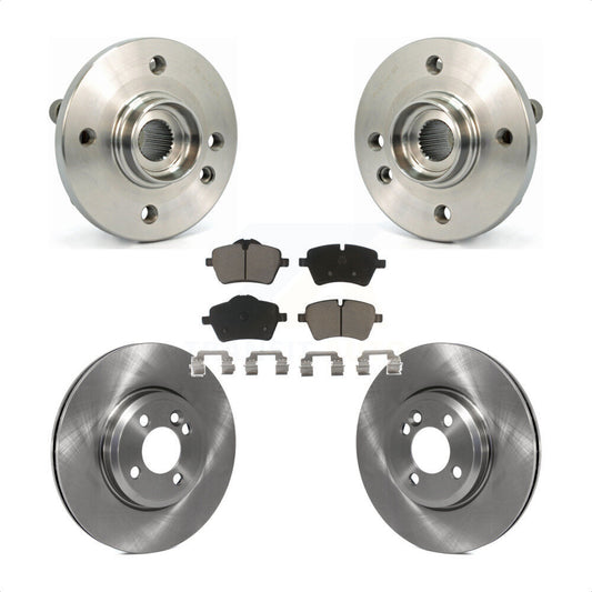 Hub Bearing Assembly Disc Brake Rotor And Ceramic Pads Front Kit For Mini Cooper