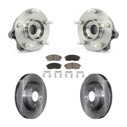 Hub Bearing Assembly Disc Brake Rotors And Pads Front Kit For Nissan Altima