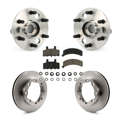 Hub Bearing Disc Brake Rotor Pad Front Kit For 1994 K1500 Suburban Chevrolet GMC