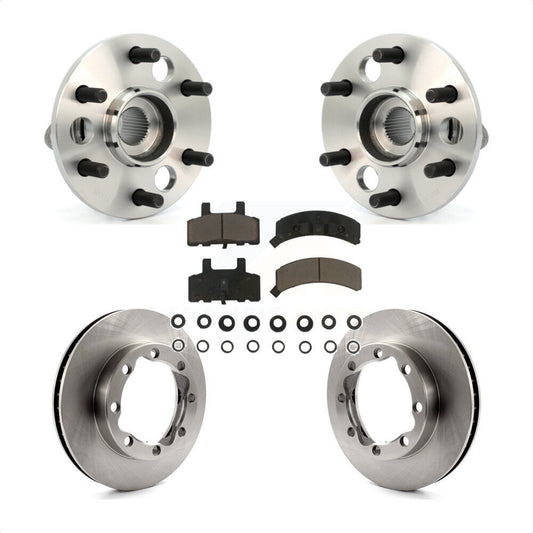 Hub Bearing Disc Brake Rotor Pad Front Kit For 1994 K1500 Suburban Chevrolet GMC