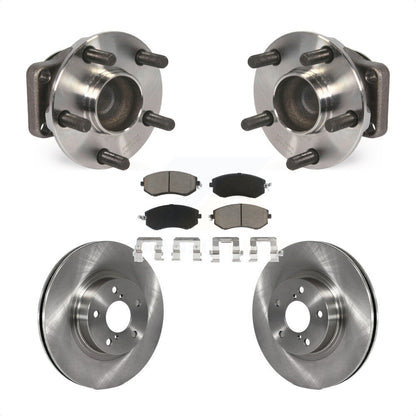 Hub Bearing Disc Brake Rotor & Pad Front Kit For 2013-2016 Scion FR-S Subaru BRZ