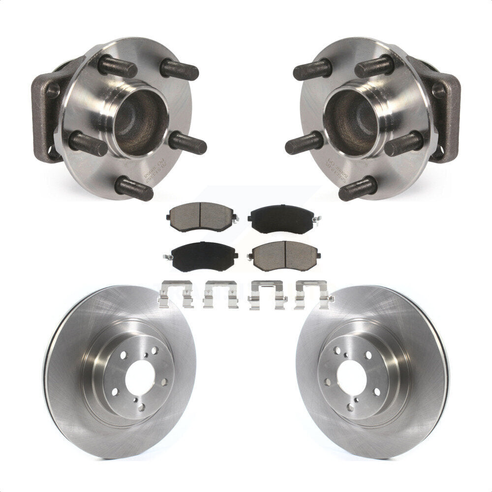 Hub Bearing Disc Brake Rotor & Pad Front Kit For Scion FR-S Subaru BRZ Toyota 86