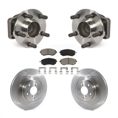 Hub Bearing Disc Brake Rotor & Pad Front Kit For Scion FR-S Subaru BRZ Toyota 86