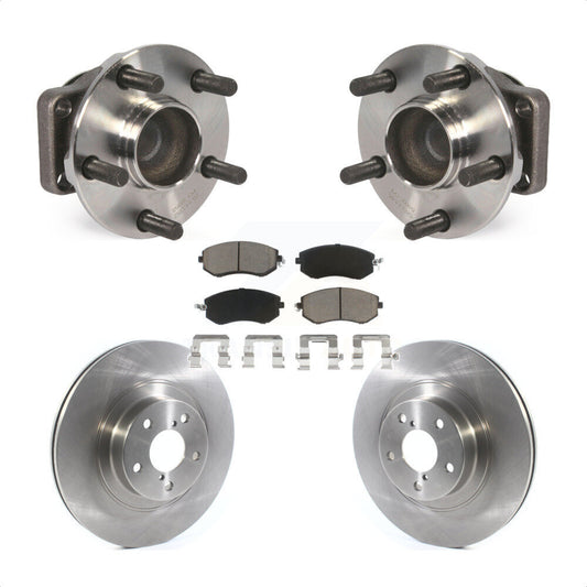 Hub Bearing Disc Brake Rotor & Pad Front Kit For Scion FR-S Subaru BRZ Toyota 86