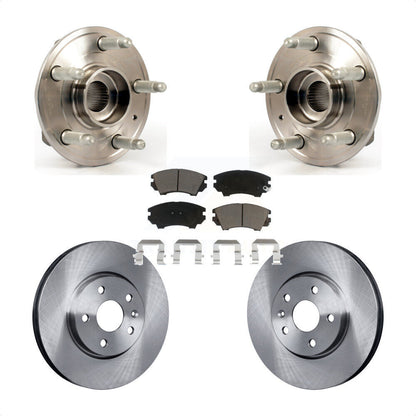 Hub Bearing Assembly Disc Brake Rotors And Pads Front Kit For Chevrolet Camaro