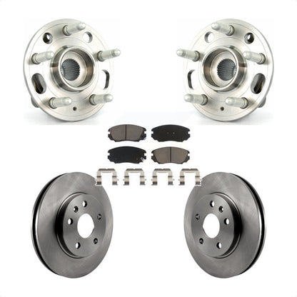 Hub Bearing Brake Rotor Pads Front Kit For Chevrolet Malibu Buick Regal LaCrosse