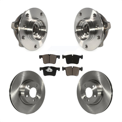 Hub Bearing Assembly Disc Brake Rotors And Ceramic Pads Front Kit For BMW X3 X4