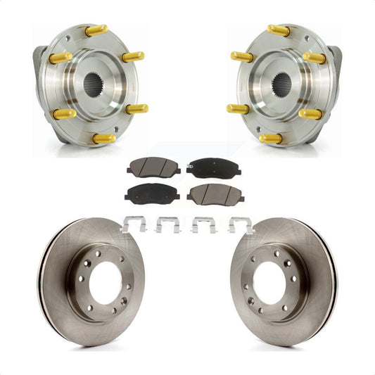 Hub Bearing Assembly Brake Rotor Pads Front Kit For Kia Sedona Hyundai Entourage