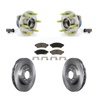 Hub Bearing Brake Rotor And Pad Front Kit For Pontiac Montana Chevrolet Uplander
