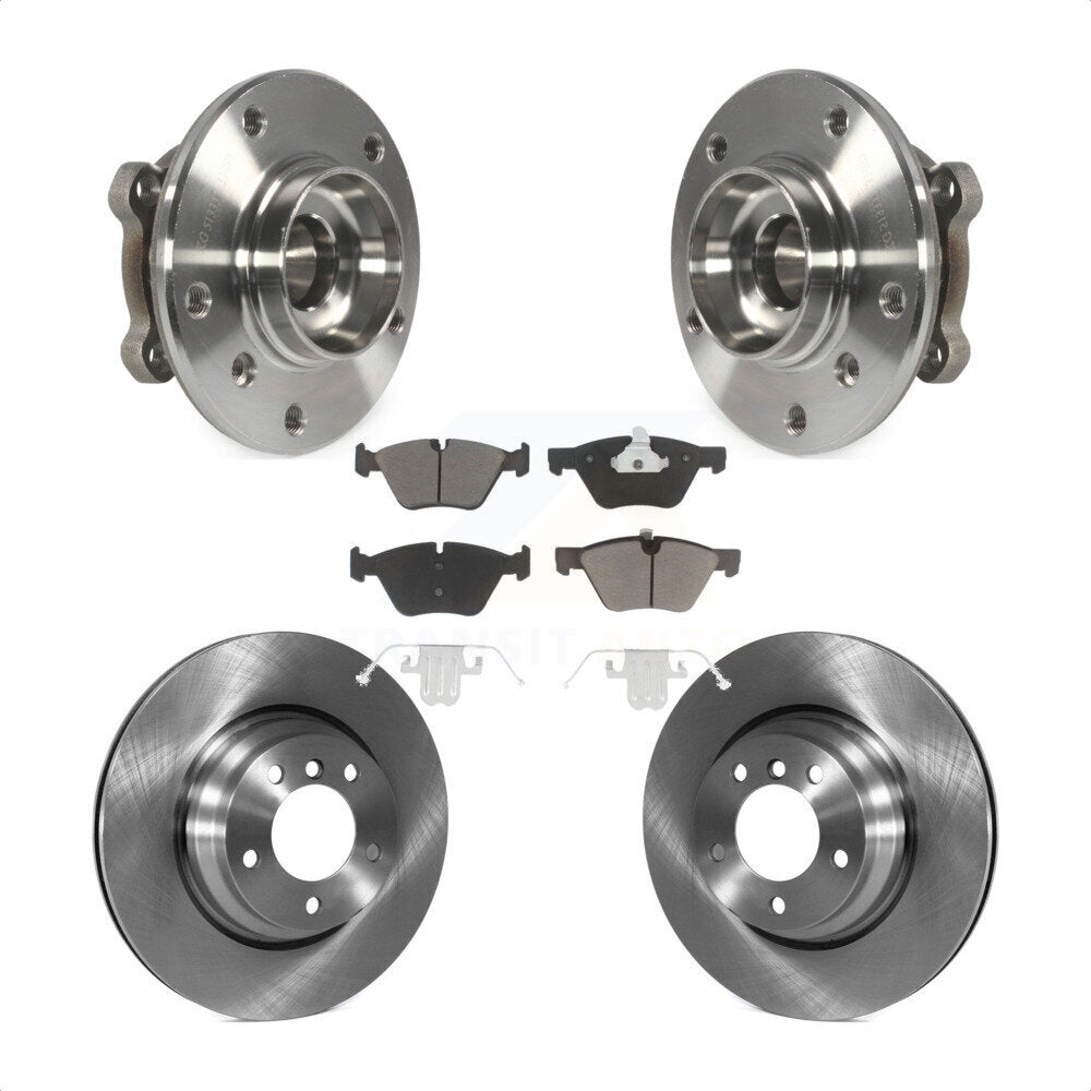 Hub Bearing Brake Rotor Pad Front Kit For BMW X1 With 330mm Diameter