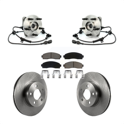 Hub Bearing Brake Rotor Pads Front Kit For Ford Ranger Explorer Sport Trac Mazda