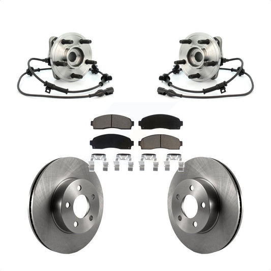 Hub Bearing Brake Rotor Pads Front Kit For Ford Ranger Explorer Sport Trac Mazda