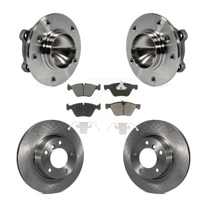 Hub Bearing Assembly Disc Brake Rotor Pads Front Kit For BMW 128i 328i 323i 325i