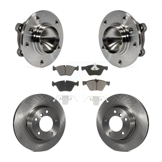 Hub Bearing Assembly Disc Brake Rotor Pads Front Kit For BMW 128i 328i 323i 325i