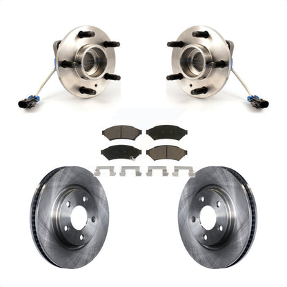 Hub Bearing Disc Brake Rotor Pad Front Kit For Buick Pontiac LaCrosse Grand Prix