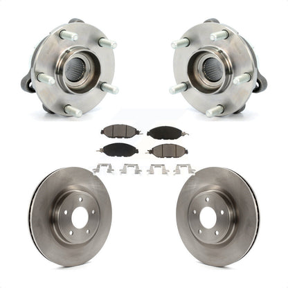 Hub Bearing Brake Rotor Pad Front Kit For Nissan Pathfinder Murano INFINITI QX60