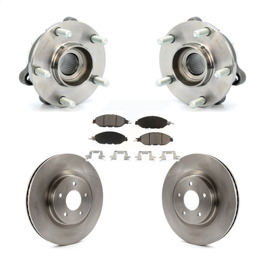 Hub Bearing Brake Rotor Pad Front Kit For Nissan Pathfinder Murano INFINITI QX60