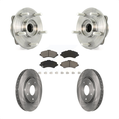 Hub Bearing Assembly Disc Brake Rotors And Pads Front Kit For Dodge Journey