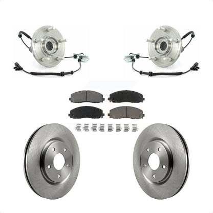 Hub Bearing Assembly Disc Brake Rotors And Pads Front Kit For Volkswagen Routan