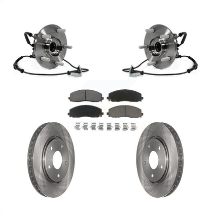 Hub Bearing Assembly Disc Brake Rotor And Pads Front Kit For Dodge Grand Caravan