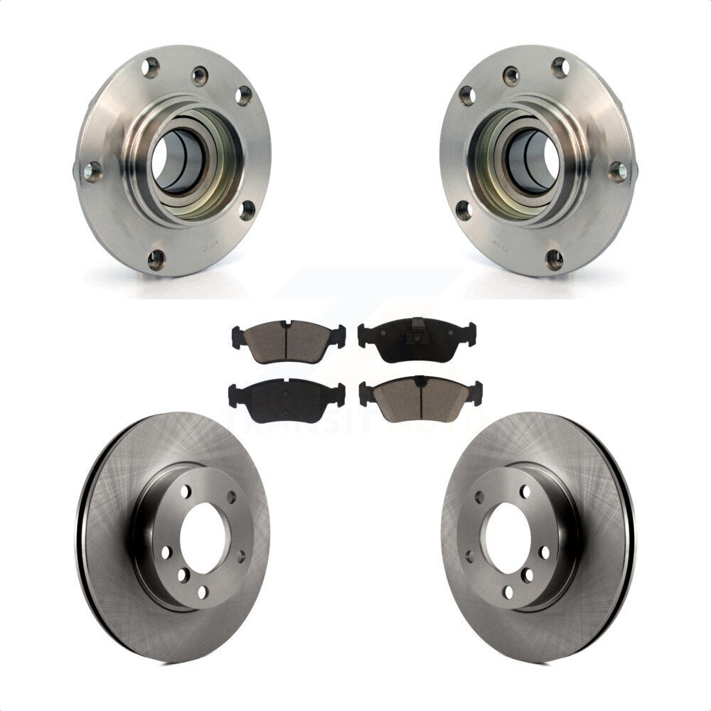 Hub Bearing Brake Rotor And Pad Front Kit For BMW Z3 Z4 320i 328i 323i 318i 325i