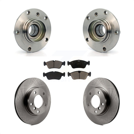 Hub Bearing Brake Rotor And Pad Front Kit For BMW Z3 Z4 320i 328i 323i 318i 325i