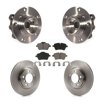 Hub Bearing Disc Brake Rotor & Pads Front Kit For Mini Cooper Countryman Paceman
