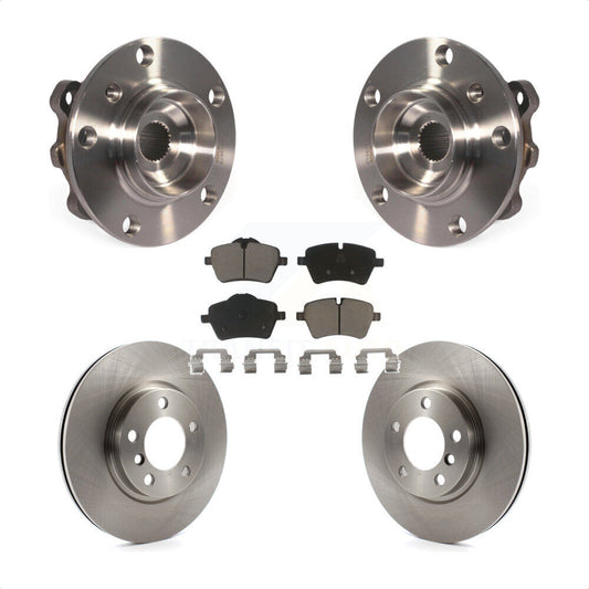 Hub Bearing Disc Brake Rotor & Pads Front Kit For Mini Cooper Countryman Paceman