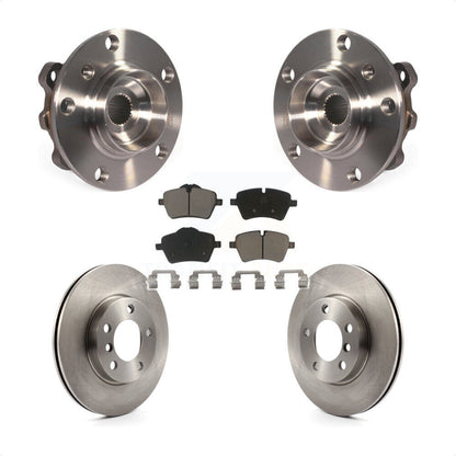 Hub Bearing Disc Brake Rotor & Pads Front Kit For Mini Cooper Countryman Paceman