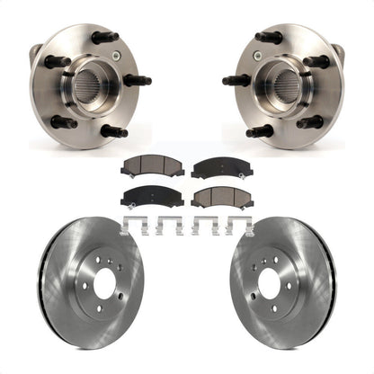 Hub Bearing Brake Rotor & Pad Front Kit For Chevrolet Impala Monte Carlo Non-ABS