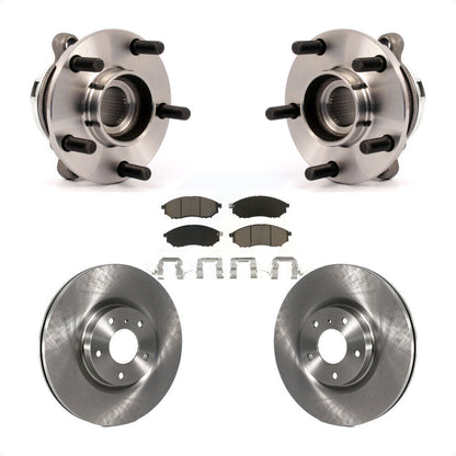 Hub Bearing Assembly Disc Brake Rotors And Pads Front Kit For Nissan Murano