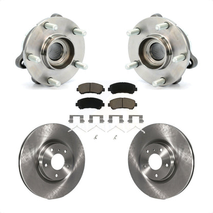 Hub Bearing Assembly Disc Brake Rotors And Pads Front Kit For Nissan Maxima