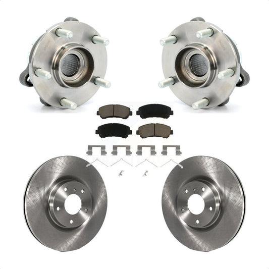 Hub Bearing Assembly Disc Brake Rotors And Pads Front Kit For Nissan Maxima