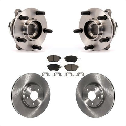 Hub Bearing Assembly Disc Brake Rotors And Pads Front Kit For Nissan Murano