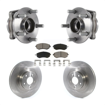Hub Bearing Assembly Brake Rotor Pads Front Kit For Subaru Forester Crosstrek XV