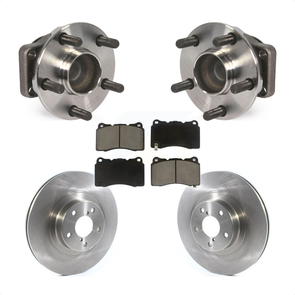 Hub Bearing Brake Rotor & Pad Front Kit For 2019 Toyota 86 Without Brembo Brakes