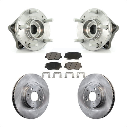 Hub Bearing Brake Rotor And Pad Front Kit For Hyundai Santa Fe Sport Kia Sorento