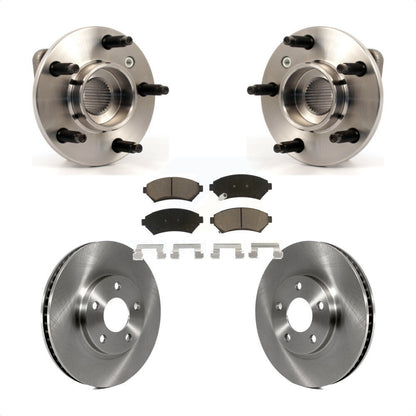 Hub Bearing Brake Rotor & Pad Front Kit For Chevrolet Impala Monte Carlo Non-ABS