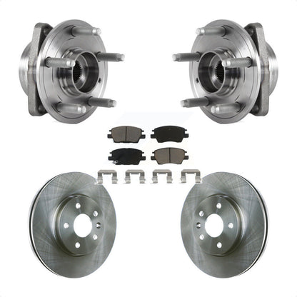 Hub Bearing Assembly Brake Rotor Pads Front Kit For Chevrolet Cruze Volt Bolt EV
