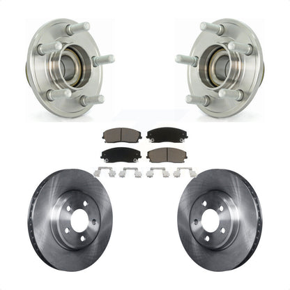 Hub Bearing Brake Rotor Pads Front Kit For Dodge Chrysler 300 Charger Challenger