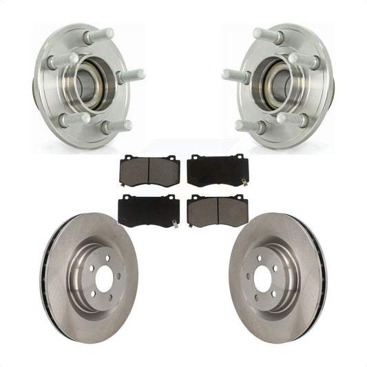 Hub Bearing Brake Rotor Pads Front Kit For Dodge Chrysler 300 Charger Challenger