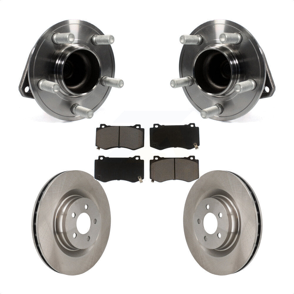 Hub Bearing Brake Rotor Pads Front Kit For Dodge Charger Challenger Chrysler 300