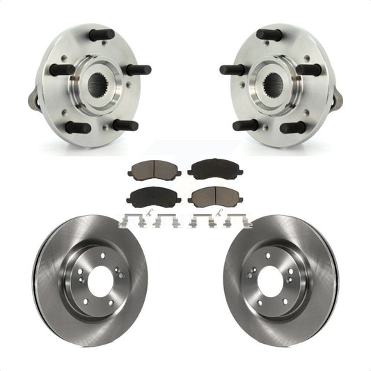 Hub Bearing Assembly Brake Rotor And Pad Front Kit For Mitsubishi Eclipse Galant