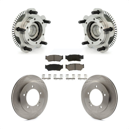 Hub Bearing Disc Brake Rotor & Pad Front Kit For Chevrolet Tracker Suzuki Vitara