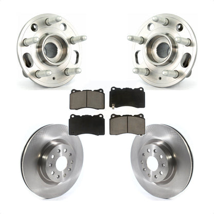 Hub Bearing Brake Rotor & Pad Front Kit For Cadillac CTS With 18" Factory Wheels