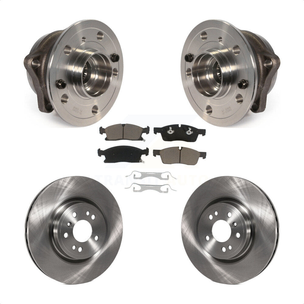 Hub Bearing Disc Brake Rotor Pads Front Kit For Mercedes-Benz ML350 GLE350 ML250