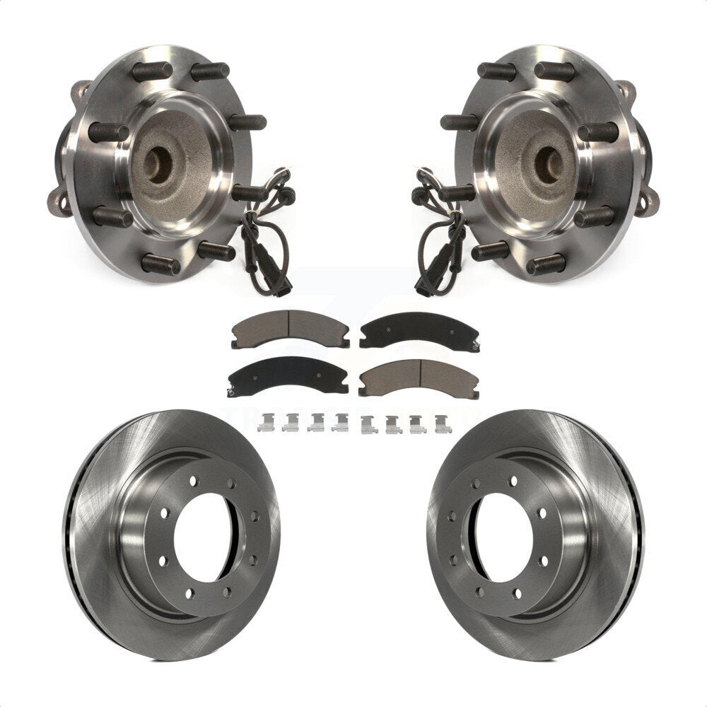Hub Bearing Brake Rotor Pads Front Kit For 2012-2021 Nissan NV2500 NV3500 NV1500