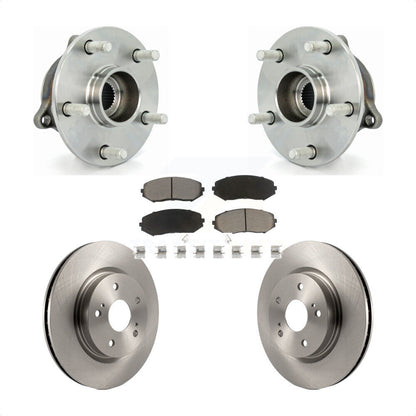 Hub Bearing Assembly Brake Rotor Pad Front Kit For 2006-2013 Suzuki Grand Vitara