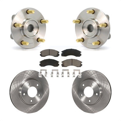 Hub Bearing Assembly Brake Rotor Pads Front Kit For 2000 Mitsubishi Eclipse 3.0L