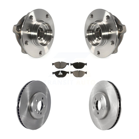 Hub Bearing Assembly Brake Rotor Pad Front Kit For BMW 750i xDrive 750Li 550i GT